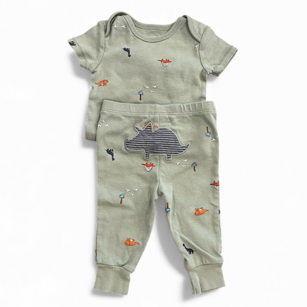 Carter's Dinosaur One Piece and Pants NWOT